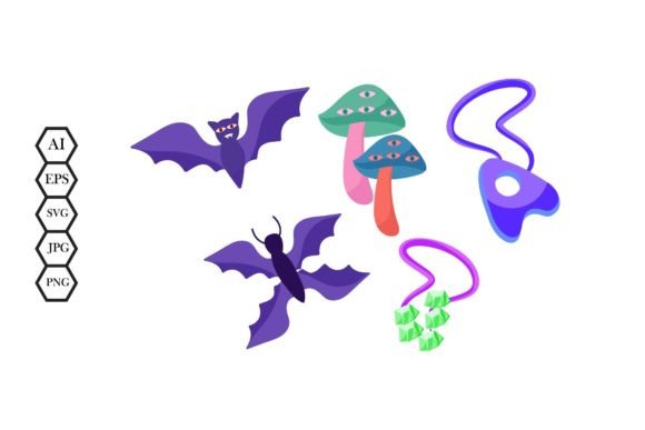 Download Magic Illustration Set Colorful - Magic illustration Collection