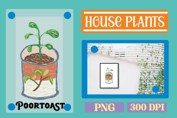 Download Houseplants Crayon Clipart - Premium Resources