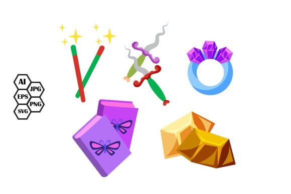 Download Magic Illustration Colorful Set - Magic illustration Collection