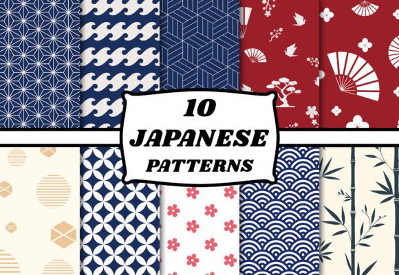 Download Korean Pattern Set Japanese Backgrounds - Korean Collection