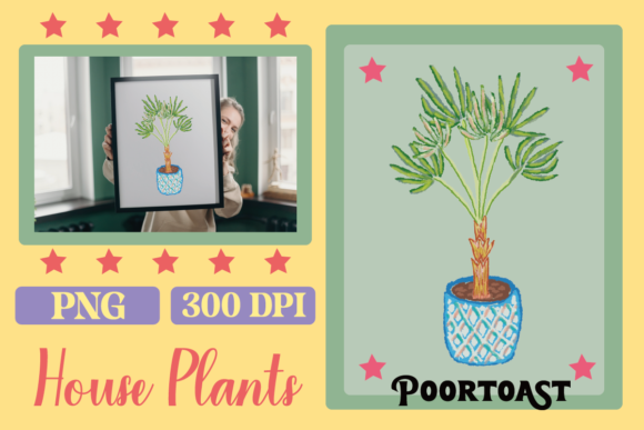 Download Houseplants Crayon Clipart - Premium Resources