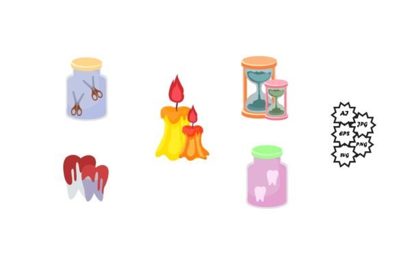 Download Magic Illustration Set Colorful Design - Magic illustration Collection