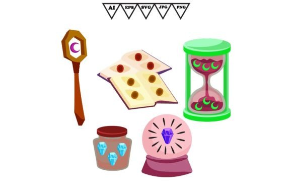 Download Magic Illustration Design Set - Magic illustration Collection